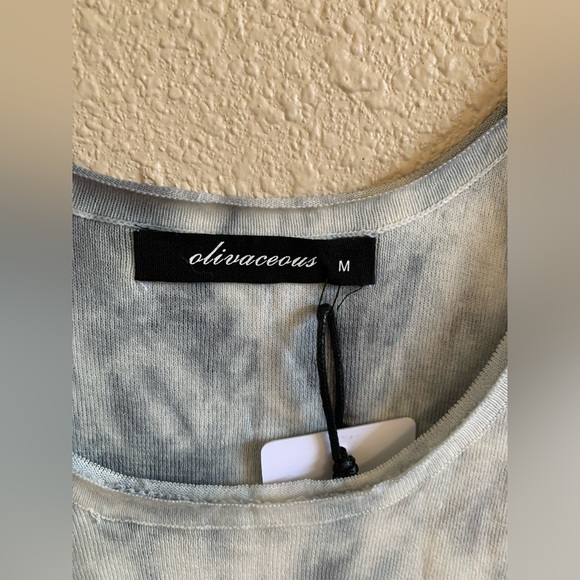 Olivaceous Tie Dyed Tank Top NWT🌴 - Picture 2 of 6